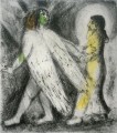 Angel Leading Elijah Zeitgenosse Marc Chagall